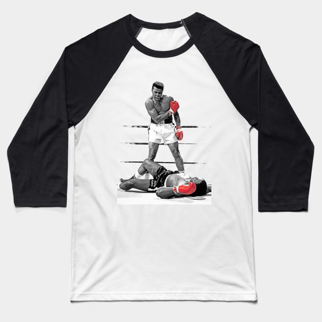 Muhammad Ali Baseball T-Shirt by Creativedy Stuff